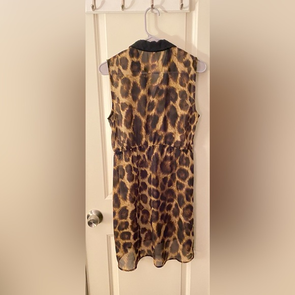 No Boundaries cheetah print high-low dress, size 11-13 (juniors). - Picture 3 of 5